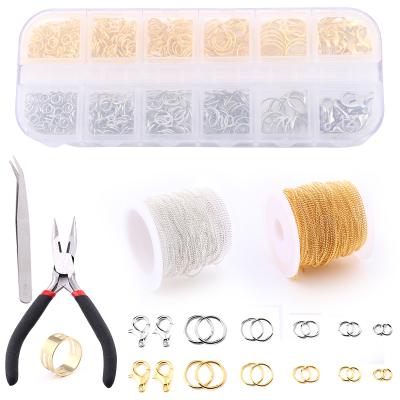 China friendly E-Co Amazon wholesale hot sale DIY accessories set jewelry leading to necklace jump ring for sale