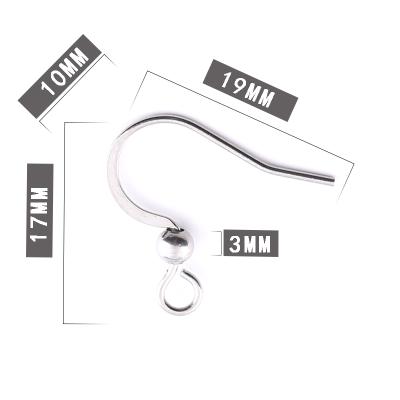 China E-Co Amazon friendly wholesale hot sale stainless steel earring hooks DIY jewelry accessories jewelry making for women for sale