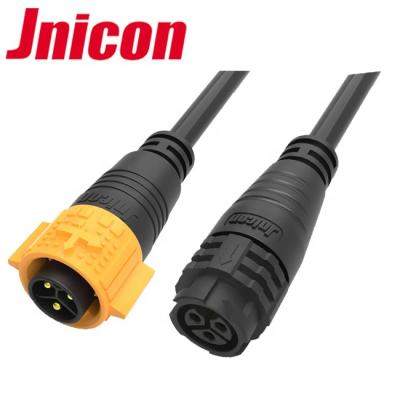 China Straight M19 Automotive Cable Molded 3pin Connector For Solar Lighting for sale