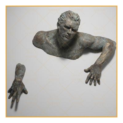 China life size bronze matteo statue decoration wall art europe pugliese metal sculpture for sale for sale