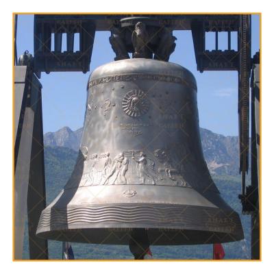 China Europe Wholesale Large Cast Bronze Church Bell for sale