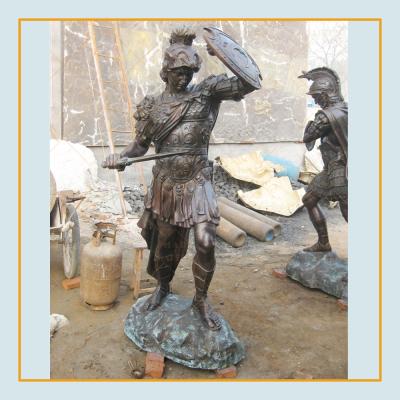 China Europe Roman style high quality custom outdoor antique life size bronze statue for sale