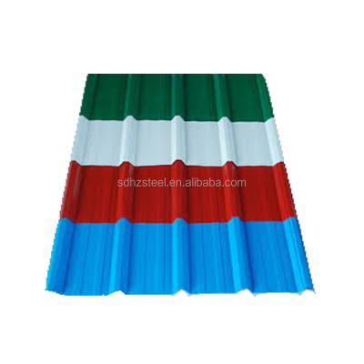 China Making Pipes 25um T Shape Color Galvanized Roofing Sheets PPGI IBM Corrugated Sheet for sale