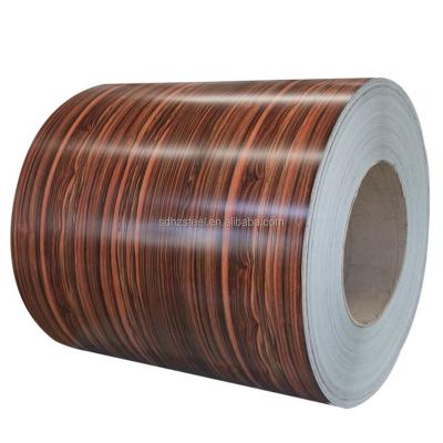 China Wood WALL 3d print ppgi exterior wood finish steel coils wood ppgi for sale