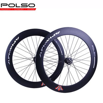 China Road Bike WS003 CNC Alloy Sealed Backing 700C 70mm Road Bike Wheelset Components for sale