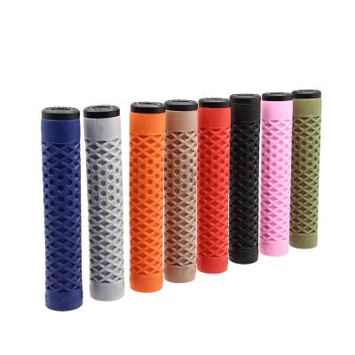 China JG001 Bicycle Anti-skid Grips Recycling Soft Rubber Shock Absorbing Soft Bike Grips MTB Bike Handlebar for sale