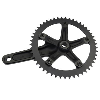 China High Strength POLSO PC002 Crankset For Fixed Gear Bike 170mm Integrated Crank With Bottom for sale