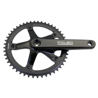 China Fixed Gear Bike POLSO PC002 Fixed Gear Bike Integrated Crank Single Gear Sprocket Bicycle Crank Set for sale