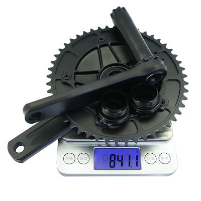 China Fixed Gear Bicycle POLSO PC003 Fixed Gear Bike Parts Sprocket 48T 49T 50T 51T Integrated Crank Set for sale