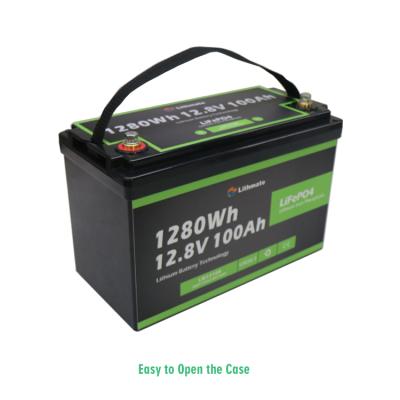 China Long Life Solar RV LiFePO4 12v 100ah Deep Cycle Battery 100ah 12v Detachable Battery for sale