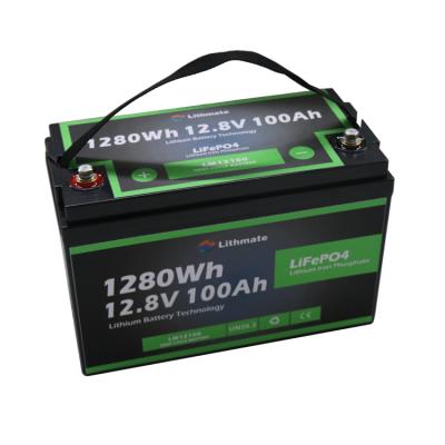 China Long time cold weather charging 12V 100Ah low temperature heated lifepo4 battery for sale