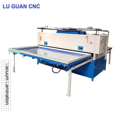 China Furniture Vacuum Machine CNC Woodworking Machine Door Furniture Lamination Production Line Single Worktable for sale