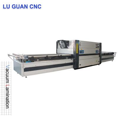 China Automatic Laminating Machine Door Furniture Vacuum Laminating Production Line CNC Laminating Machinery for sale