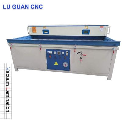 China Cheap Furniture High Temperature Vacuum Machine Furniture Laminating Production Line Manual Single Worktable Laminating Machine for sale