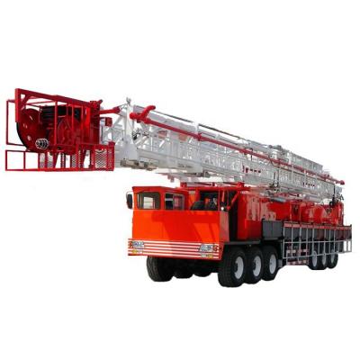 China energy & Mining 1000HP truck-mounted ZJ40 drilling rig workover rig for sale