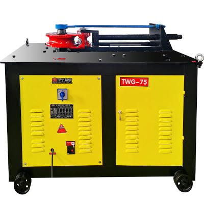 China Hotels Electric Square Bending Machine Angle Iron Bender Carbon Steel Pipe Bending Machine Can Be Customized for sale