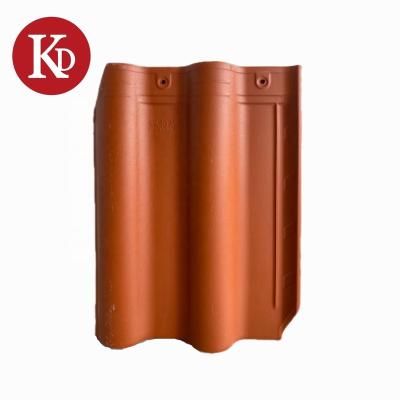 China Modern Durable Curved Interlocking Double Glazed Glazed Matt Glossy Exterior Clay Roof Tile Roof Tile Kerala India Villa Roofing for sale