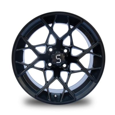 China O carro de Matte Black Aluminum Alloy Golf roda um estilo exclusivo de 14 polegadas à venda