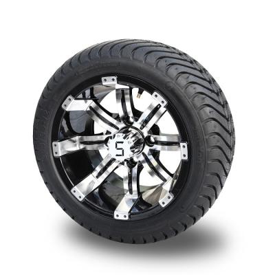 China Golfmobil 12 Zoll-Aluminiumleichtmetallrad mit 215/35-12 DOT Street Tire zu verkaufen