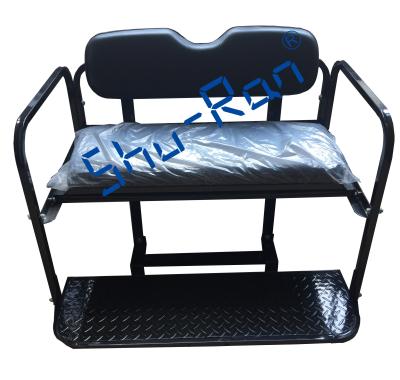 China Equipo de Flip Folding Rear Back Seat del carro de golf de EZGO RXV - amortiguadores negros en venta