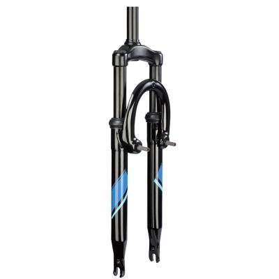 China Cheapest HOT SELLING MCU+spring pressure system single life with MCU spring pressure system bike suspension 700C steel fork for sale