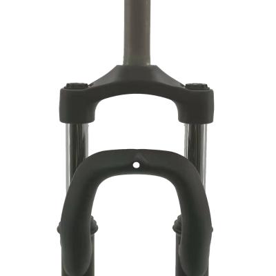 China Wholesale mountain bikes mtb suspension fork special for disc brake hydraulic coil spring alloy crown for 26 inch bicycle front fork for sale