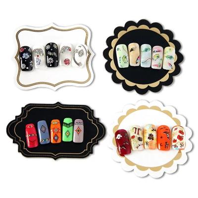 China Gift Package Specialty Display Paper Card For Nail Cosmetology Products for sale