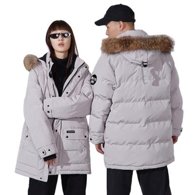 China New QUICK DRY winter ski suit outer shell coat fur collar thickened mountaineering clothing softshell increasing anorak quilted jacket for sale