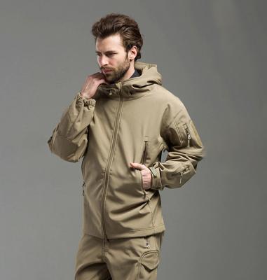 China Fast Delivery Acid Resistant Fashion Hood Waterproof Men Rain Coat Plus Size Military Anorak Hoodie Jacket Coat With Zipper for sale