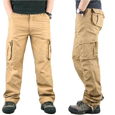 China Anti-Wrinkle Wear Cotton Army Pants Pockets Cargo Pants Men Military Tactical Six Men Casual Outdoor Khaki High Quality for sale