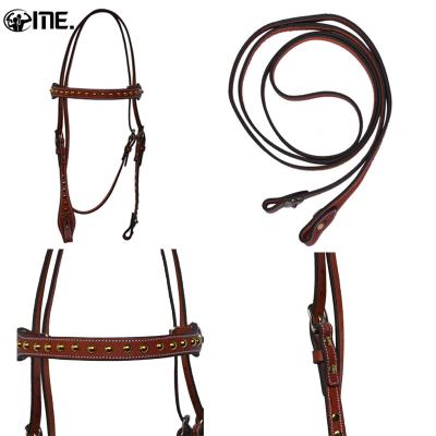 China Outdoor Riding Sports Me Sport Horse Halters Bridle High Tech Pure Leather Polyester Rope Equine Halter Equestrian Products for sale