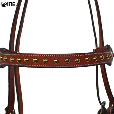 China Outdoor Riding Sports Me Sport Leather Horse Bridle Premium Genuine Leather English Horse Bridle Equestrian Bridle for sale