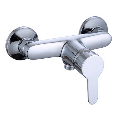 China Without Slide Bar Wall Mount Bathroom Mixer Tap Copper Faucet With Shower Mixer Tap for sale