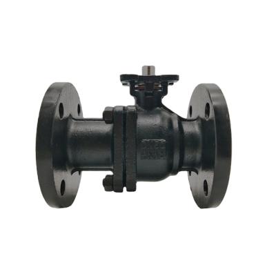 China Carbon Steel A216 General ANSI 300LB Flange 2PC Ball Valve Suction Control Valve for sale