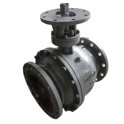 China General DN200 Flanged End Trunnion Ball Valve With Gear Box for sale