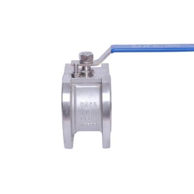 China General China Supplier Wafer Type Stainless Steel 304 Floating Ball Valve With Handle for sale