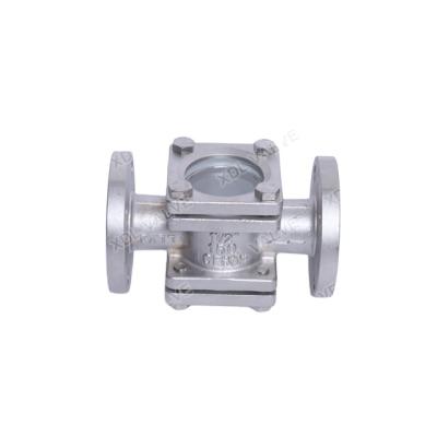 China SS316/SS304/WCB High Quality Carbon Steel Flange Stainless Steel Pipe Straight High Pressure Sight Glass for sale