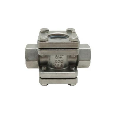 China Stell304 / 316 / 316L Stainless Pump TNP Sight 3/4 Glass For Oil Tank for sale