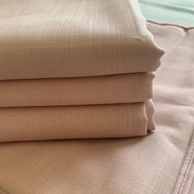 China Anti pill 100 french pure linen bed linen fabric hometextile fabric14x14 52x50 for for bedding set for sale