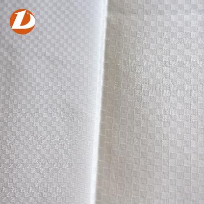 China 100% combed cotton 300tc antistatic check linen fabric 60*60 173*120 for hotel bedding bed sheet in roll for sale