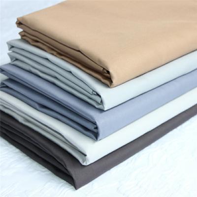 China Shrink-resistant 100 cotton white fabric combed woven satin fabric40x40 127x79 for bedding set quilt for sale