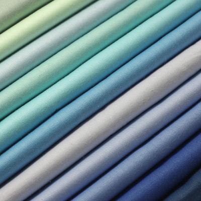 China Shrink-resistant T233 cotton plain 100% cotton white percale down proof fabric for textile bedding for sale