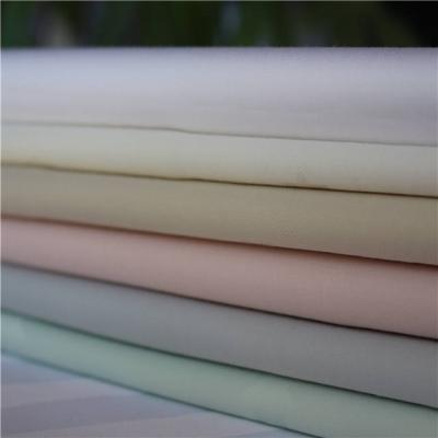 China Hotel 100% Combed Cotton Jacquard Five Star Five Star Linen Fabric Shrink-Resistant For Hotel Bedding Sheet In Roll for sale