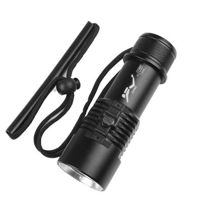 China Boundary Diving Light Flashlight Professional Camping.Outdoor Torch P70 L2 White and Yellow Switch Magnetron Light Source Double Division High for sale