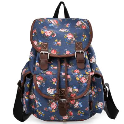 China Wholesale New Arrival Popular Fashion Canvas Kids School Backpack for sale