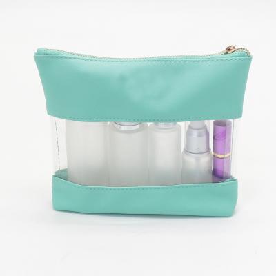 China Fashion New Design Fashion Light Green Lady Makeup Bag Travel Good Quality Cosmetic Bag for sale