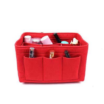 China Fashion Makeup Bag l Printing Storage Organizer Cosmetic Bag Travel Portable Toiletry Bag Felt Bag for sale