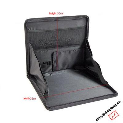 China Polyester Car Backseat Kids Travel Tray Organizer or Laptop or Tablet to Stand. Great for road trips and travel used as a Lap Tray for sale