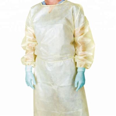 China Medical Laboratories General Disposable Isolation Surgical Patient Dress Medical Clothing for sale