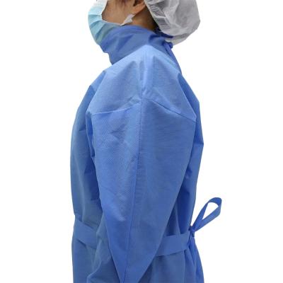 China Good quality SMS and very cheap disposable fine cutting protective doctor professional gown for sale